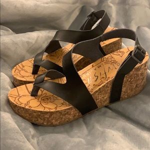 Blowfish Cork Platform Sandals